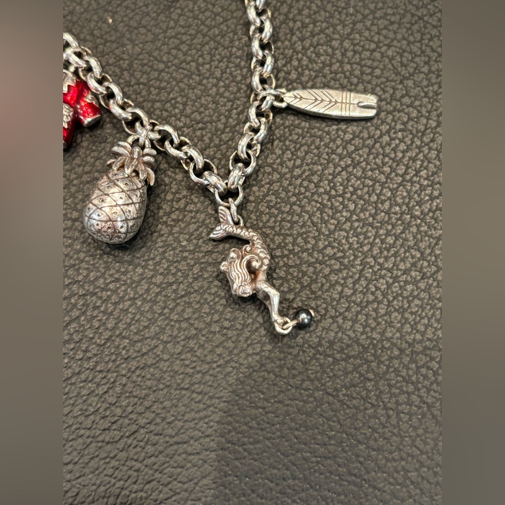 Brighton Hawaii state Silver Charm Bracelet - Picture 5 of 11